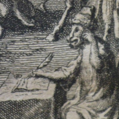 L’hermite qui quitta les déserts… (Contes & fables ind. Bidpaï & Lokman, 1724)