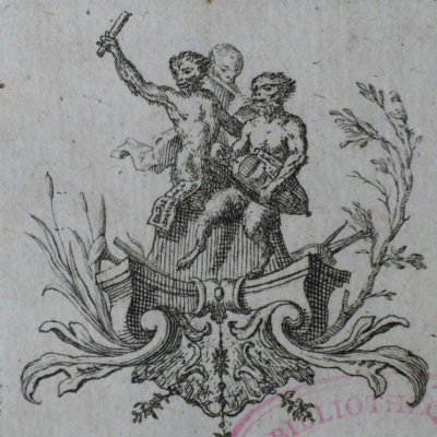 Vignette de la page de titre (Crébillon, Tanzaï & Néadarné, éd. 1740)