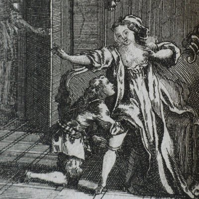 La jarretière de Néadarné (Crébillon, Tanzaï & Néadarné, éd. 1758)