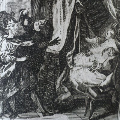 Dur réveil après la nuit de noces (Crébillon, Tanzaï & Néadarné, éd. 1758)