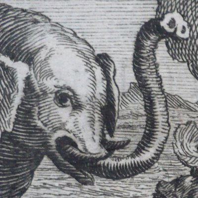 La Besace (Fables de La Fontaine, Barbin, 1668) - Chauveau