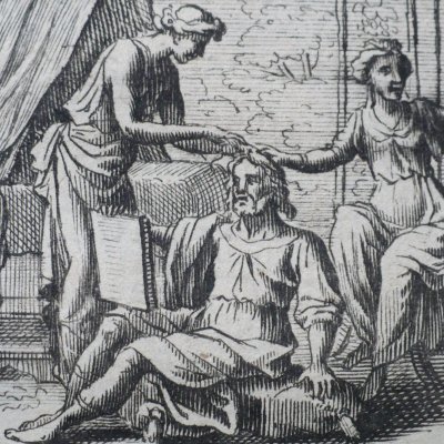 L’homme entre deux âges… (Fables de La Fontaine, Barbin, 1668) - Chauveau