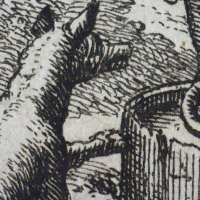 Le loup plaidant contre le renard (F. de La Fontaine, Barbin, 1668) - Chauveau