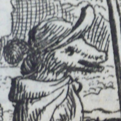 Le loup devenu berger (Fables de La Fontaine, Barbin, 1668) - Chauveau