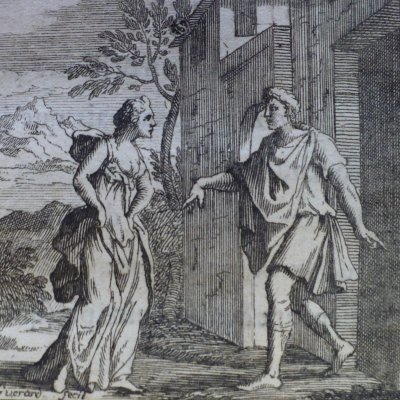 Le mal-marié (Fables de La Fontaine, 1678, 3eP) - atelier de Chauveau