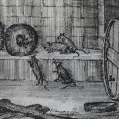 Le rat qui s’est retiré du monde (Fables de La Fontaine, 1678, 3eP) - Chauveau