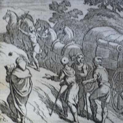 Le coche et la mouche (Fables de La Fontaine, 1678, 3eP) - Chauveau