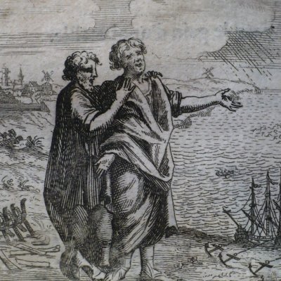 L’ingratitude et l’injustice des hommes… (La Fontaine, 1678, 3eP) - Chauveau
