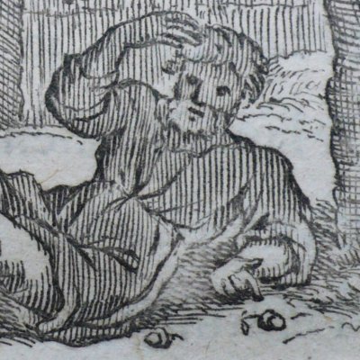 Le gland et la citrouille (Fables de La Fontaine, 1679, 4eP) - Chauveau