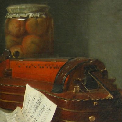Nature morte à la vielle - Roland de La Porte