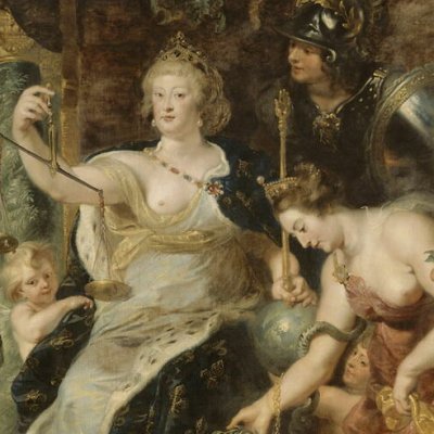 La félicité de la Régence (Cycle de Marie de Médicis) - Rubens