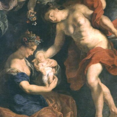 Naissance de la Reine (Cycle de Marie de Médicis) - Rubens