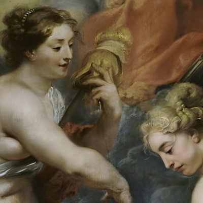 Les Parques filant la destinée de la Reine (Cycle de Marie de Médicis) - Rubens