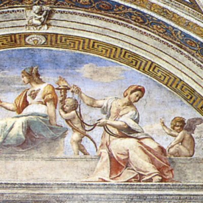 Chambre de la Signature, Paroi de la Justice - Raphaël