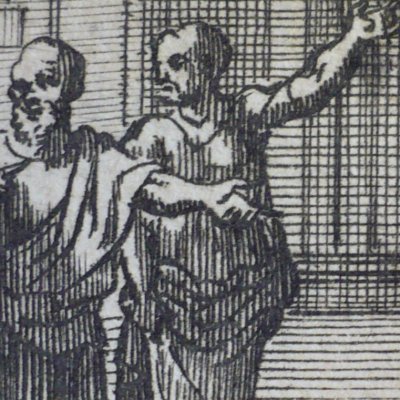 Parole de Socrate (Fables de La Fontaine, Barbin, 1668) - Chauveau