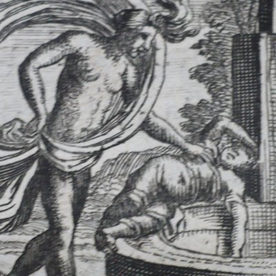 La Fortune et le jeune enfant (Fables de La Fontaine, Barbin, 1668) - Chauveau