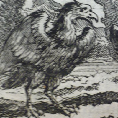 L’aigle et le hibou (Fables de La Fontaine, Barbin, 1668) - Chauveau