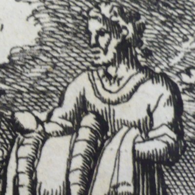 Le mulet se vantant de sa généalogie (F de La Fontaine, Barbin, 1668) - Chauveau