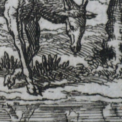 Le cerf se voyant dans l’eau (Fables de La Fontaine, Barbin, 1668) - Chauveau