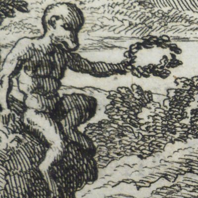 Le lièvre et la tortue (Fables de La Fontaine, Barbin, 1668) - Chauveau