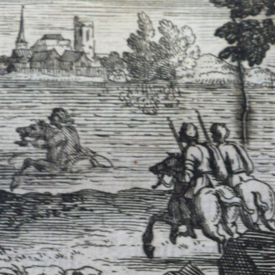 Le torrent et la rivière (Fables de La Fontaine, 1678, 3eP) - Chauveau