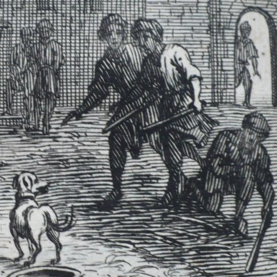 Le fermier, le chien et le renard (Fables de La Fontaine, 1679, 4eP)