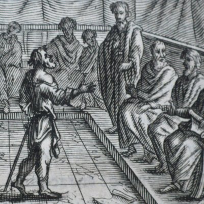 The Danube Peasant (Fables de La Fontaine, 1679, 4eP)