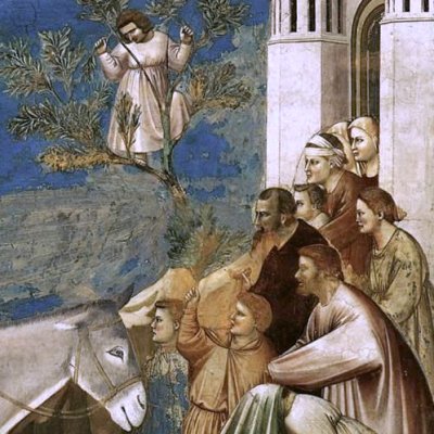 L’entrée à Jerusalem (chapelle Scrovegni) - Giotto