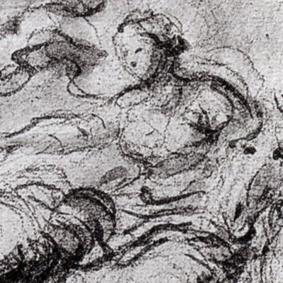 Sacripant tente de s’emparer du cheval Bayard - Fragonard