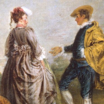La proposition embarrassante - Watteau