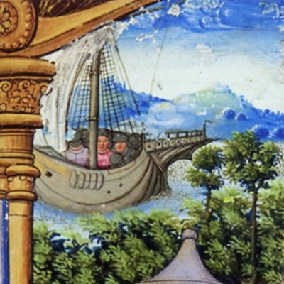 Ariane écrivant à Thésée (Héroïdes d’Ovide, v.1510, Arsenal) - Jean Pichore