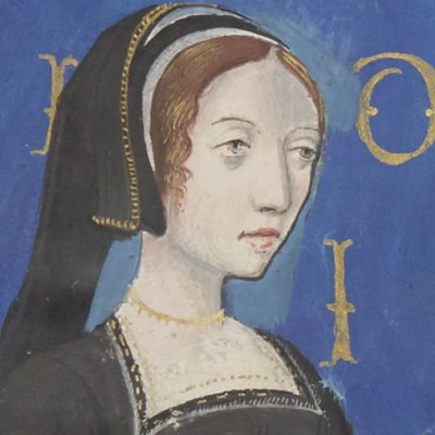 Briséis écrivant (Epîtres d’Ovide, trad. Saint-Gelais, Fr 874, F23v)