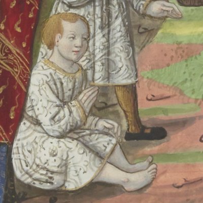 Hypsipyle et le messager (Epîtres d’Ovide, trad. Saint-Gelais, Fr 874, fol50)