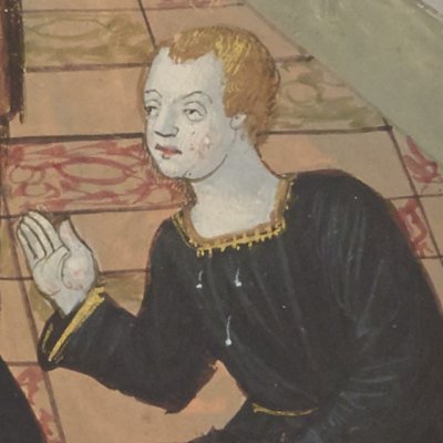 Lamentations de Médée (Epîtres d’Ovide, trad. Saint-Gelais, Fr 874, fol67v)