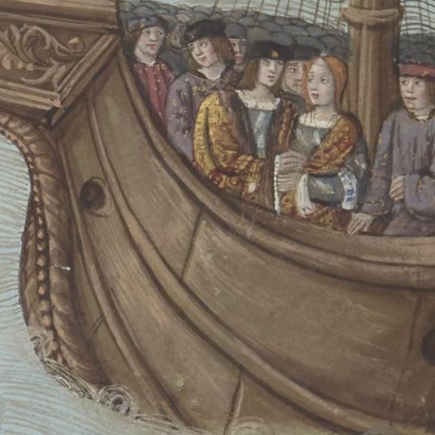 Œnone se lamentant (Epîtres d’Ovide, trad. Saint-Gelais, Fr 874, F145)
