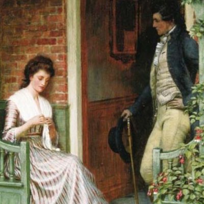 La proposition - Edmund Blair Leighton