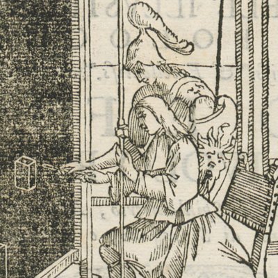 La leçon de perspective (G. Troili, Paradossi, 1683)