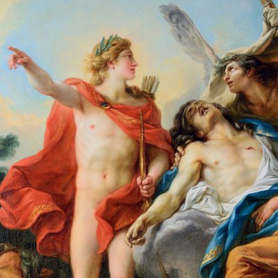 Apollon faisant porter le corps de Sarpédon en Lydie - Berthélémy