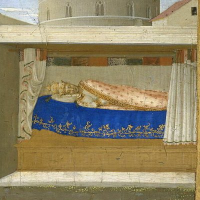 Le songe d’Innocent III (prédelle du Couronnement de la Vierge) - Fra Angelico