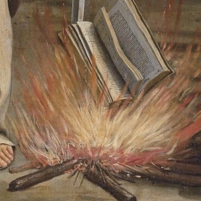 Les Éphésiens brûlant leurs livres devant saint Paul - Lucio Massari