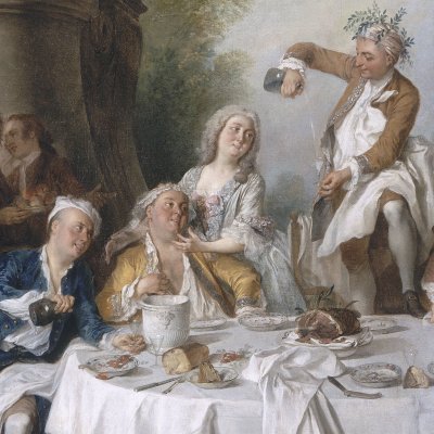 Le déjeuner de jambon - Nicolas Lancret