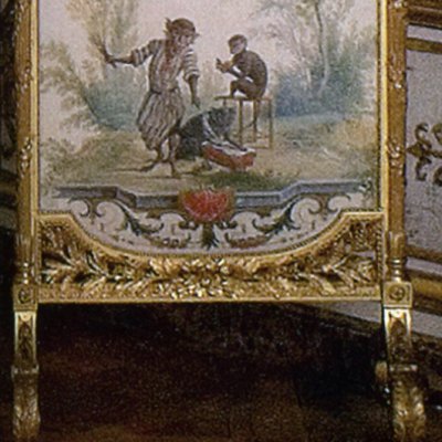 Écran de cheminée, appartement du Prince de Condé - Huet