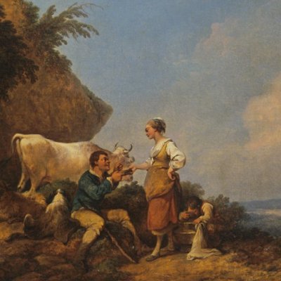 La petite laitière - Loutherbourg