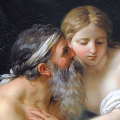 Sarah présente Agar à Abraham - Lagrenée