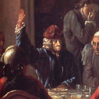 La sainte Cène de Voltaire - Jean Huber