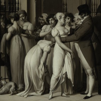 Les galeries du Palais-Royal - Louis Léopold Boilly