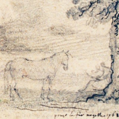Prix d'arquebuse vu à Vincennes le 19 août 1765 - Gabriel de Saint-Aubin