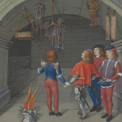Les trophées du château de Plaisance (Livre du Cœur d’Amour épris, fr24399)