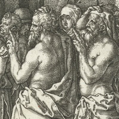Suzanne accusée d’adultère par les deux vieillards - H. Aldegrever