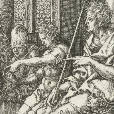 Daniel questions and confuses the two old men (Suzanne's story) - Aldegrever